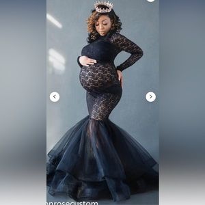 Custom maternity dress for photoshoot
